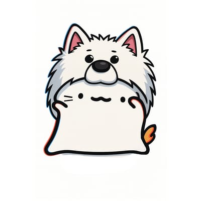 Crumb character with a dog